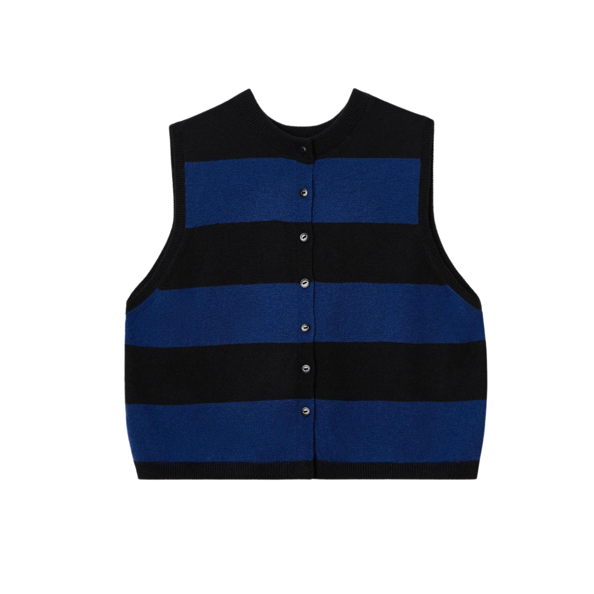 Merino Wool Striped Waistcoat