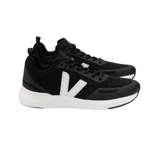 Black Cream Engineered Mesh Sneakers
