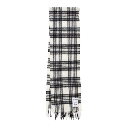 Moon Checked Lambswool Scarf