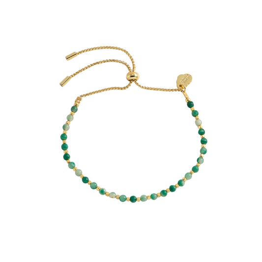 Gemstone Amelia Bracelet - Green Quartz