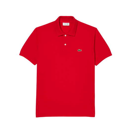 Ribbed Collar Short Sleeved Polo Shirt