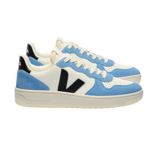 Pure Black Aqua Leather Sneakers (Men)