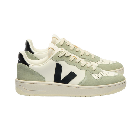 Pure Black Clay Leather Sneakers (Women)