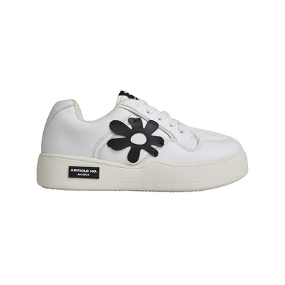 Floral Low Top Burger Skate Sneakers (women)