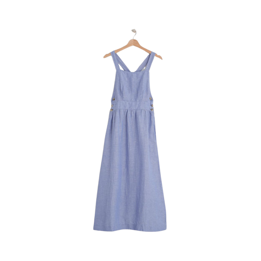 Strappy Midi Dress Azul Glacial