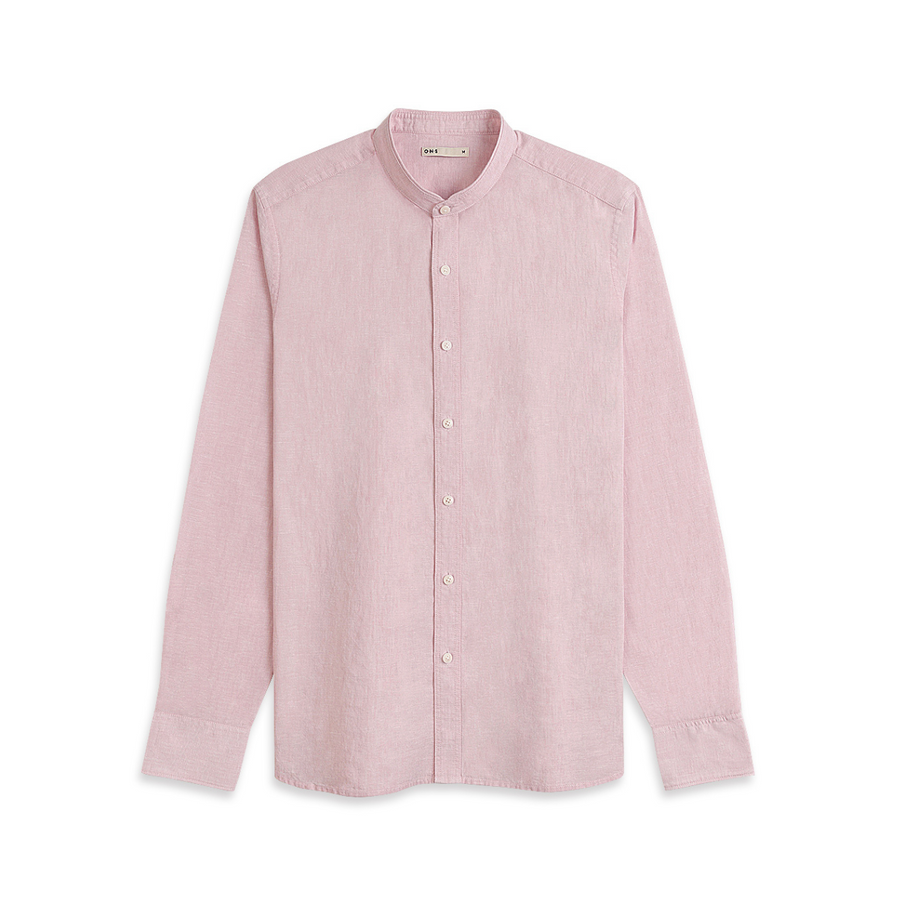 Aleks Linen Cotton Shirt Pink