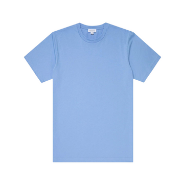 Riviera Crew Neck T-Shirt Cool Blue