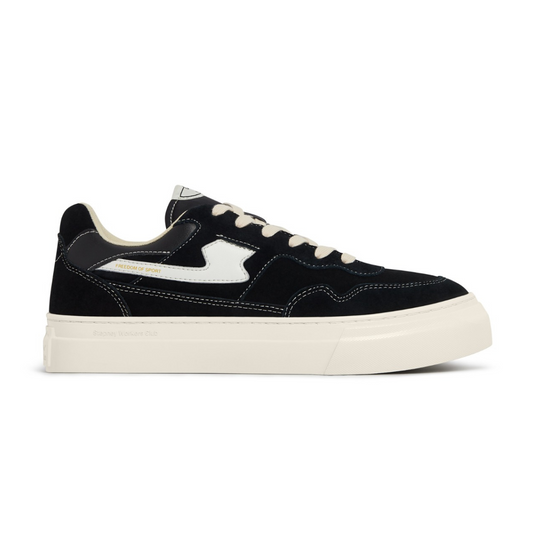 Black White Pearl S Strike Suede Sneakers (unisex)