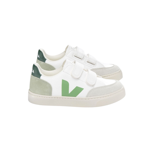 Extra White Multico Clay Chromefree Leather Sneakers Kids