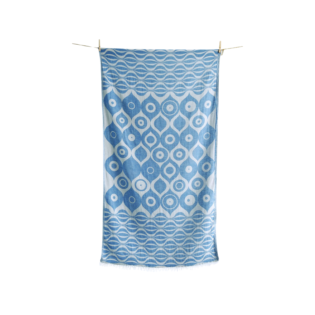 Beach Towel Frangokastello Parliament Blue