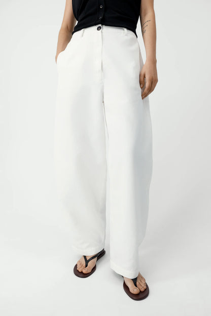 Cotton & Linen Curved Pants