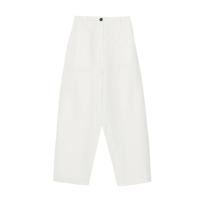Cotton & Linen Curved Pants