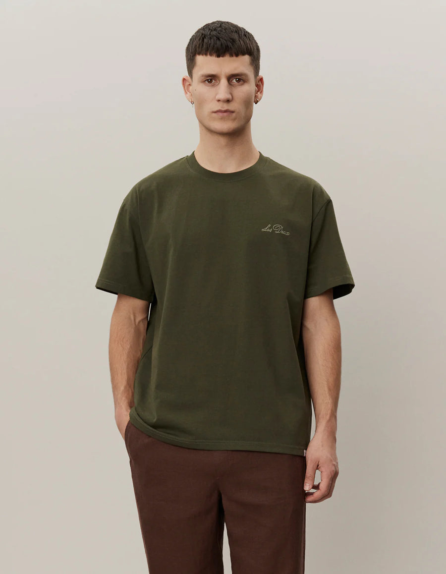 Crew T-Shirt Forest Green/Surplus Green
