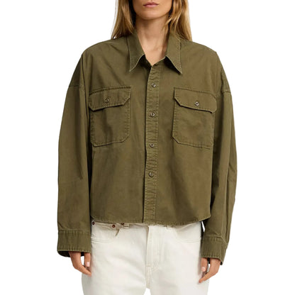 Cropped Utility Shirt