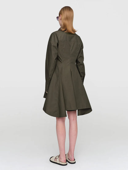 Adela Paper Poplin Dress