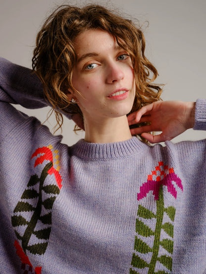 Cone Flower Sweater