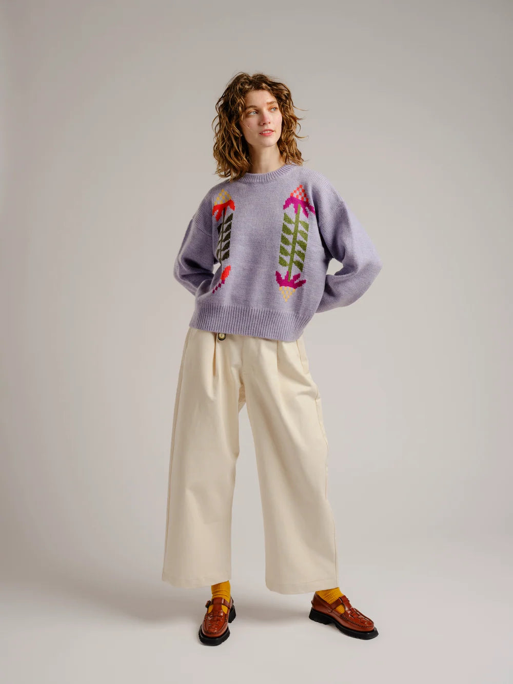 Cone Flower Sweater