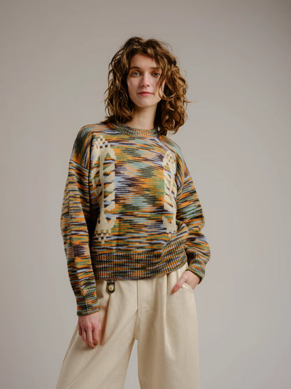 Cone Flower Sweater