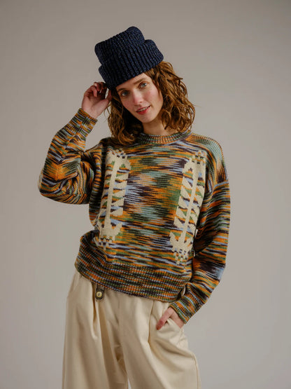 Cone Flower Sweater