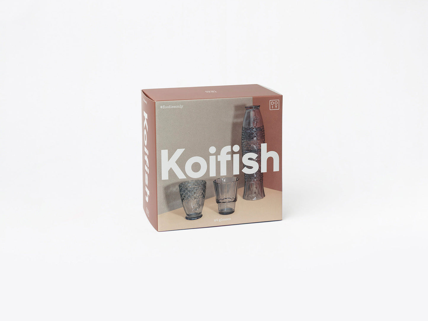 DOIY Koifish 4 Glasses Blue