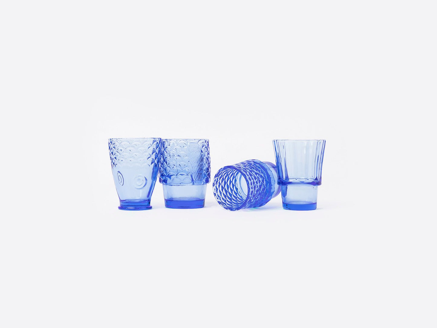 DOIY Koifish 4 Glasses Blue