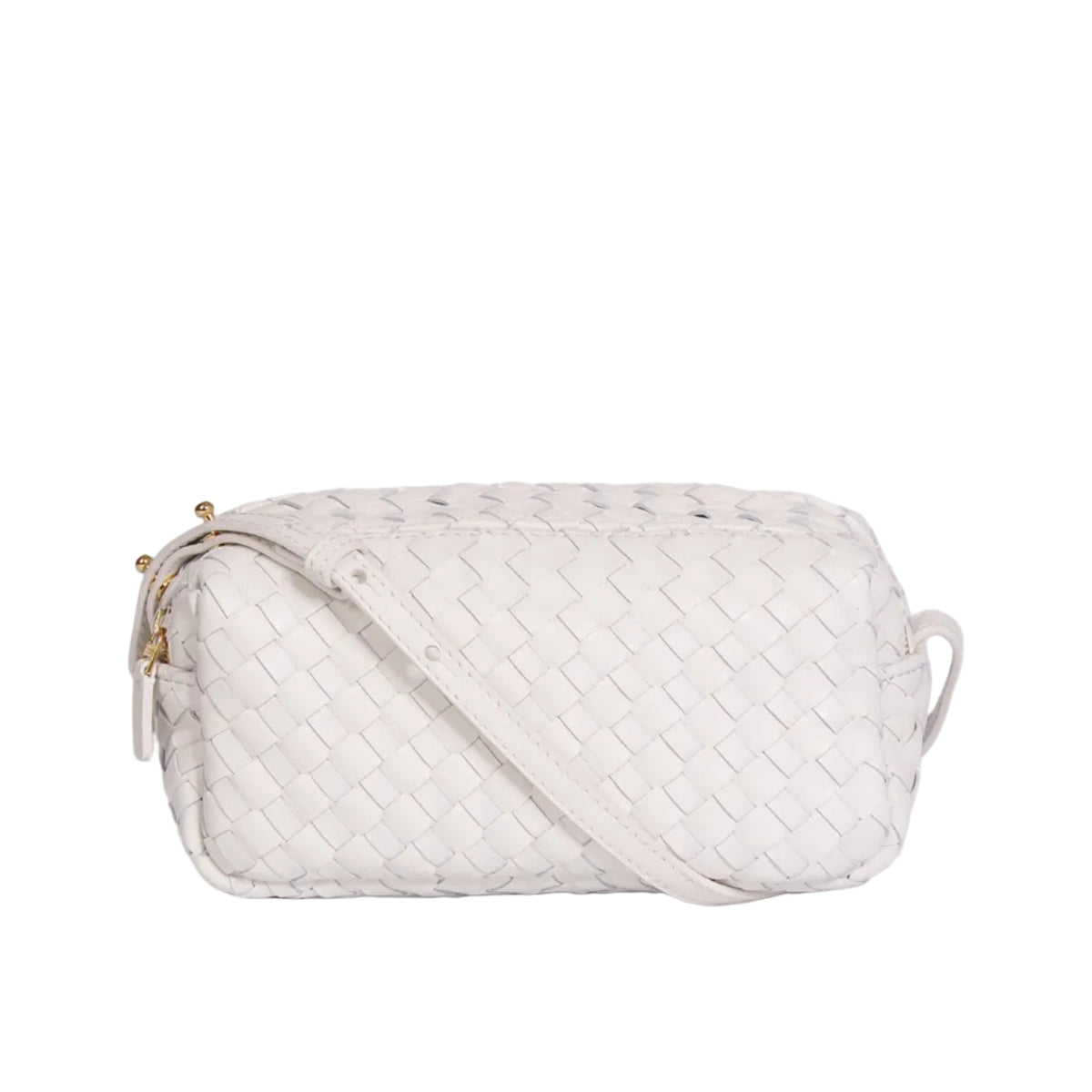 Mini Trousse Woven Leather