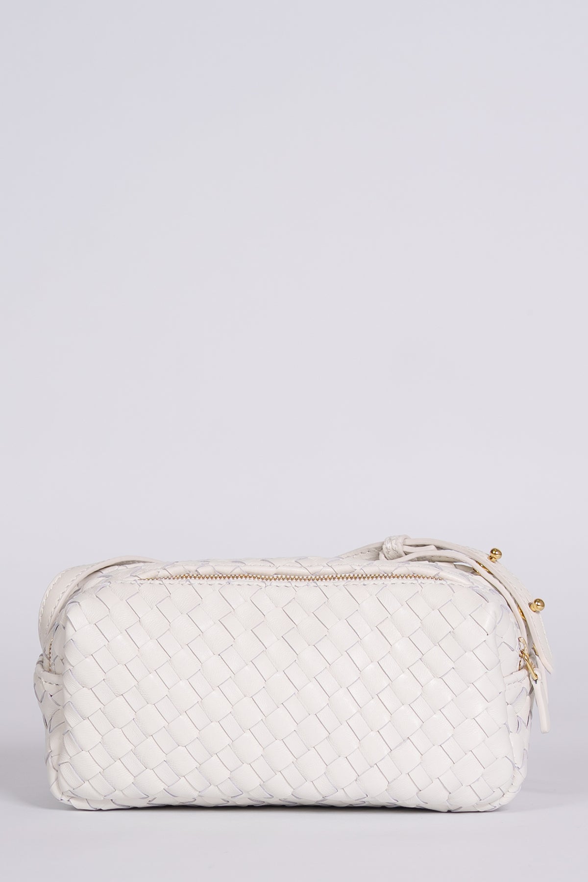 Mini Trousse Woven Leather