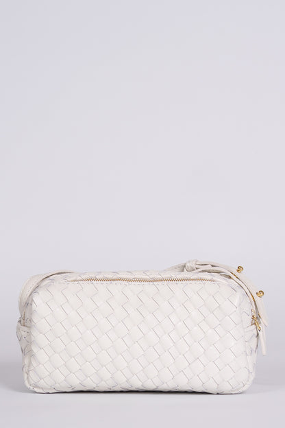 Mini Trousse Woven Leather