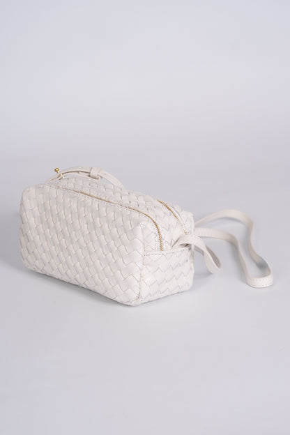 Mini Trousse Woven Leather