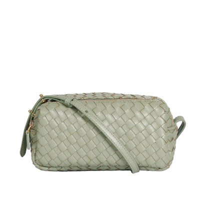 Mini Trousse Woven Leather