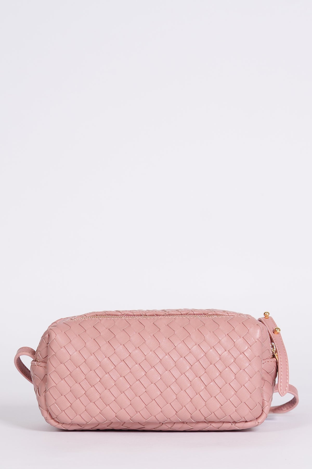 Mini Trousse Woven Leather