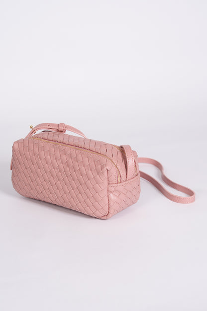 Mini Trousse Woven Leather
