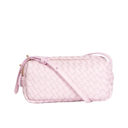Mini Trousse Woven Leather