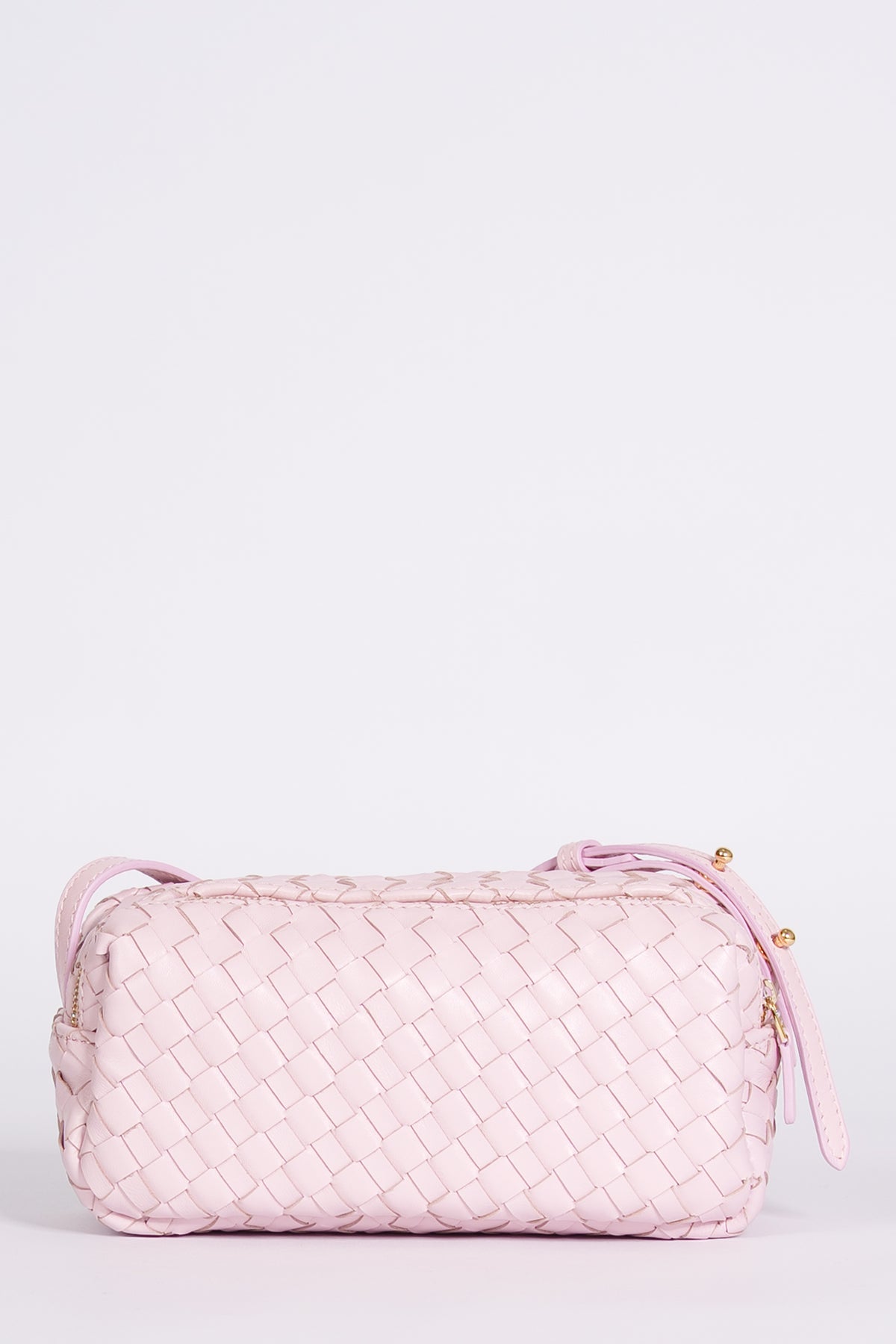 Mini Trousse Woven Leather