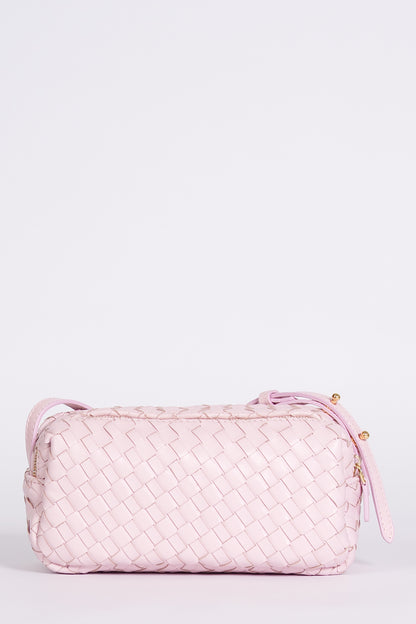 Mini Trousse Woven Leather