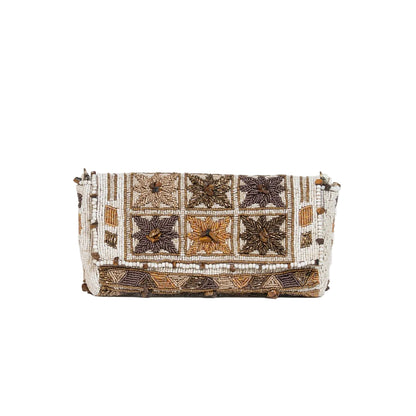 (CO) Loto - Cotton Clutch With Beads Embroidery