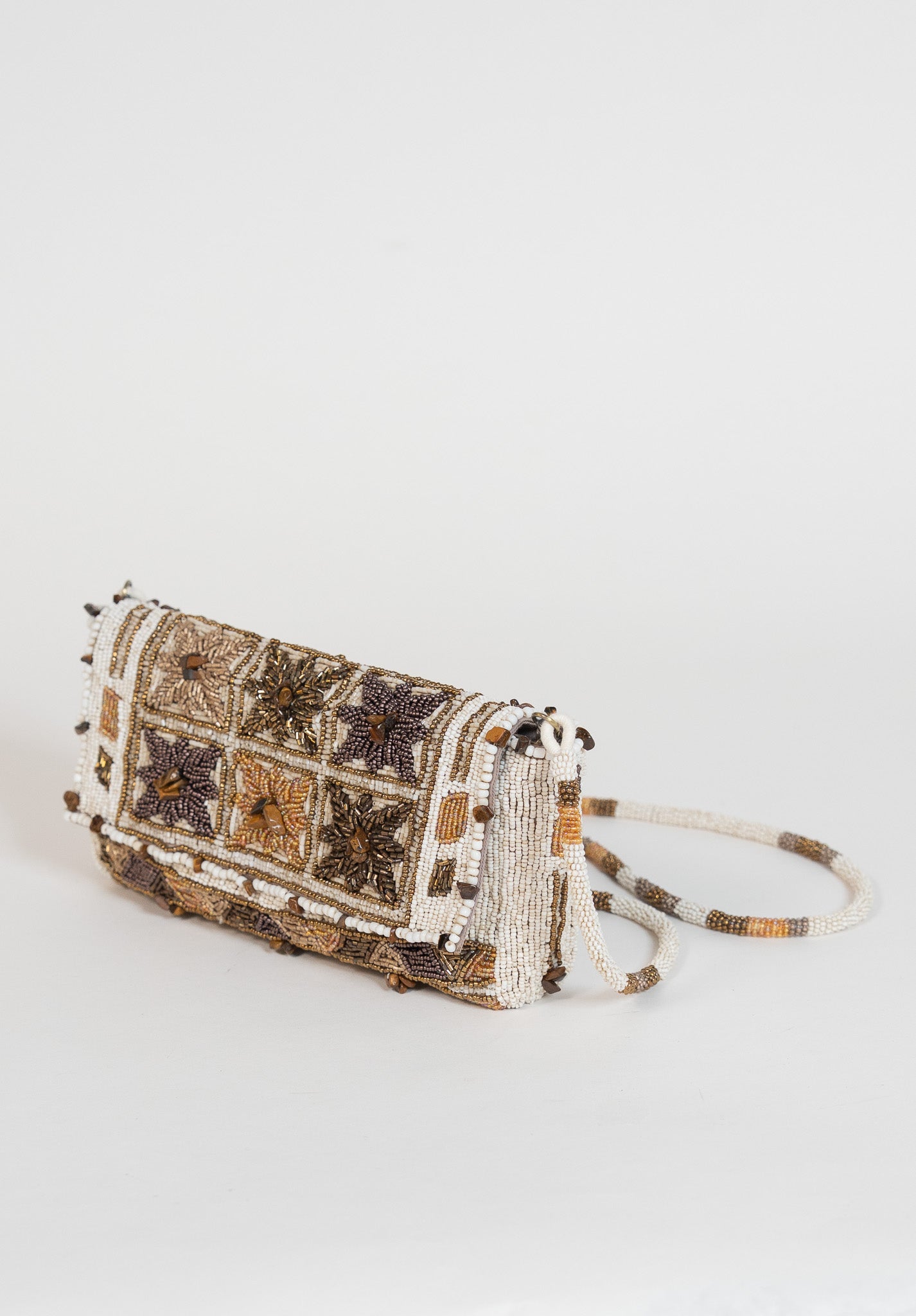 (CO) Loto - Cotton Clutch With Beads Embroidery