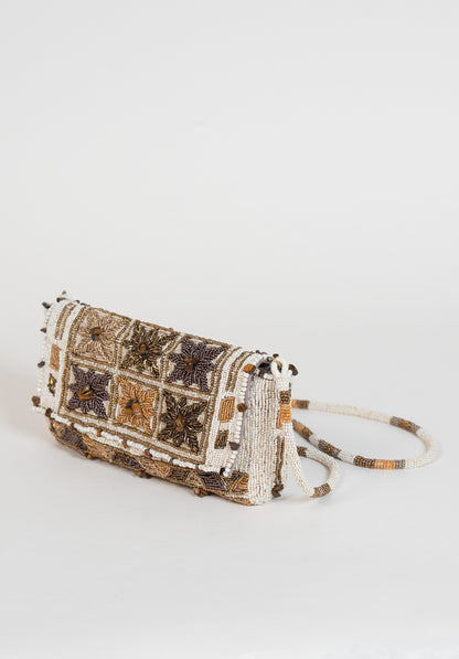 (CO) Loto - Cotton Clutch With Beads Embroidery