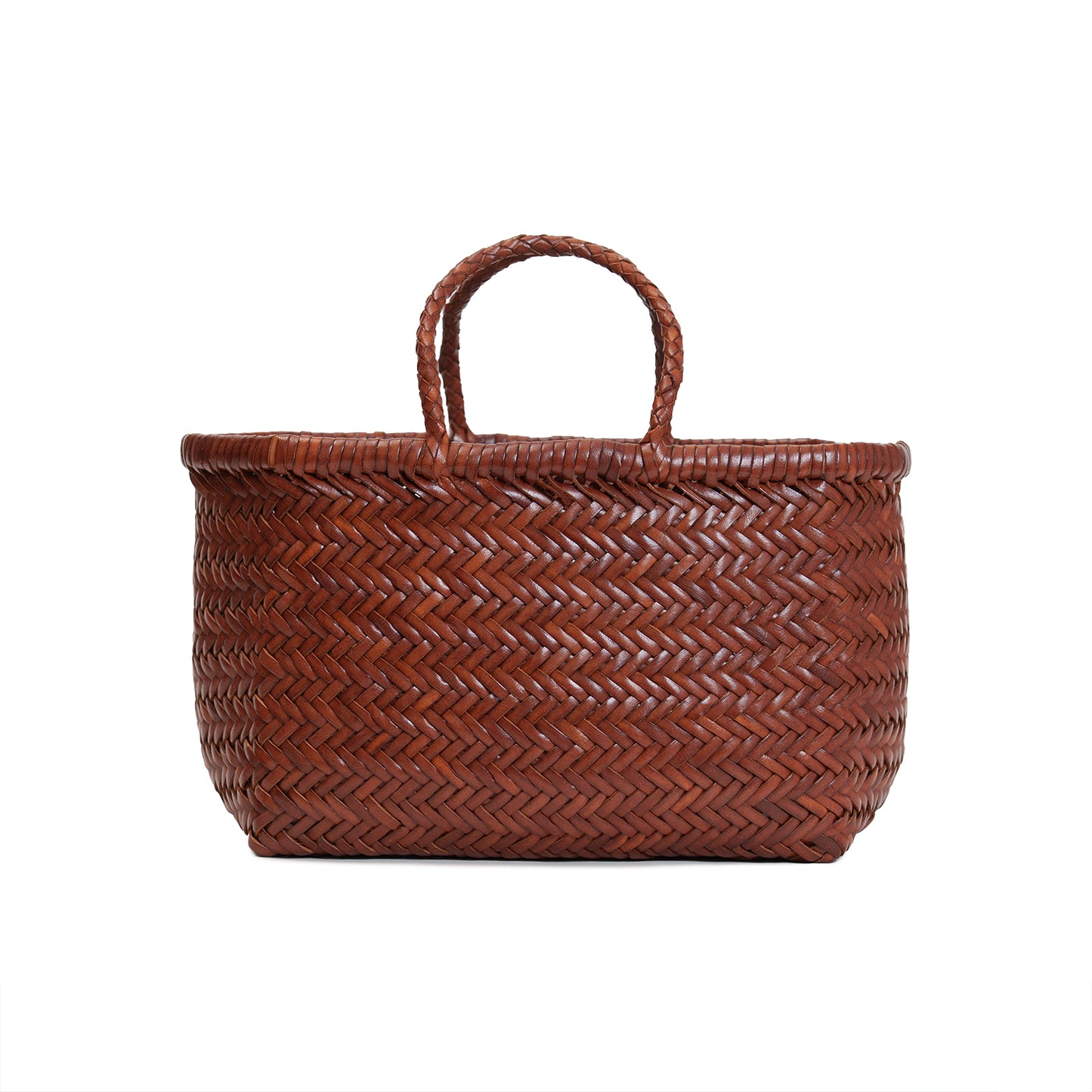 Small Bamboo Triple Jump Woven Shoulder Bag