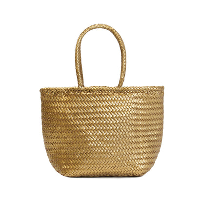 Small Grace Basket Woven Shoulder Bag