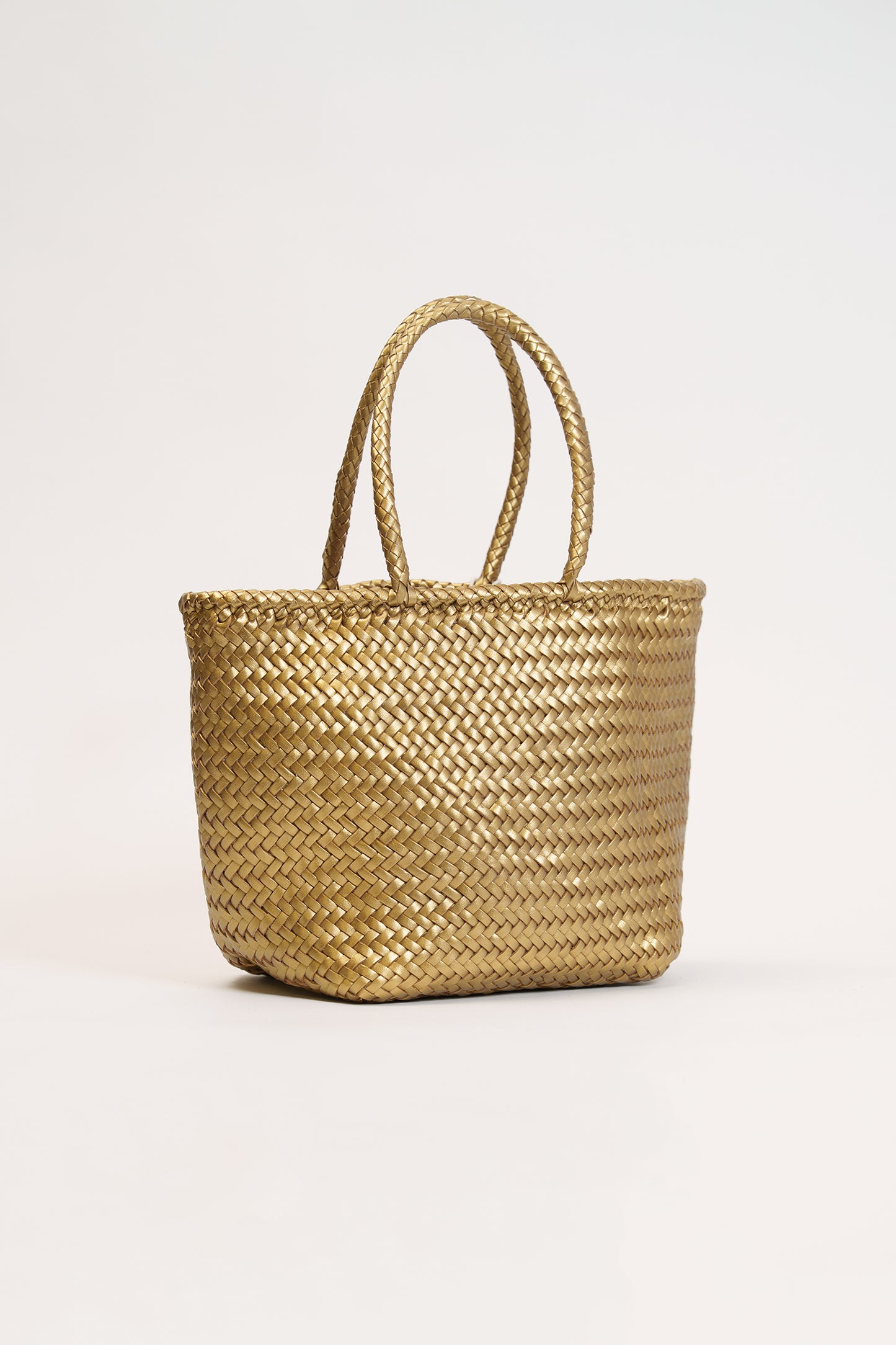 Small Grace Basket Woven Shoulder Bag