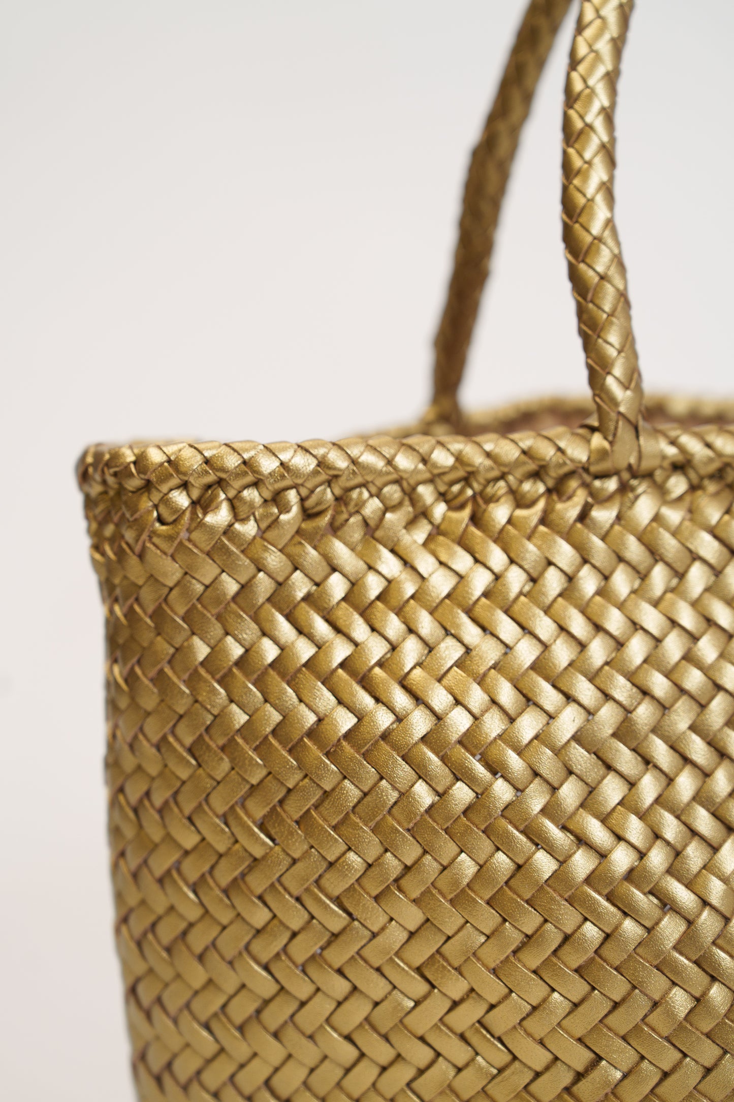 Small Grace Basket Woven Shoulder Bag