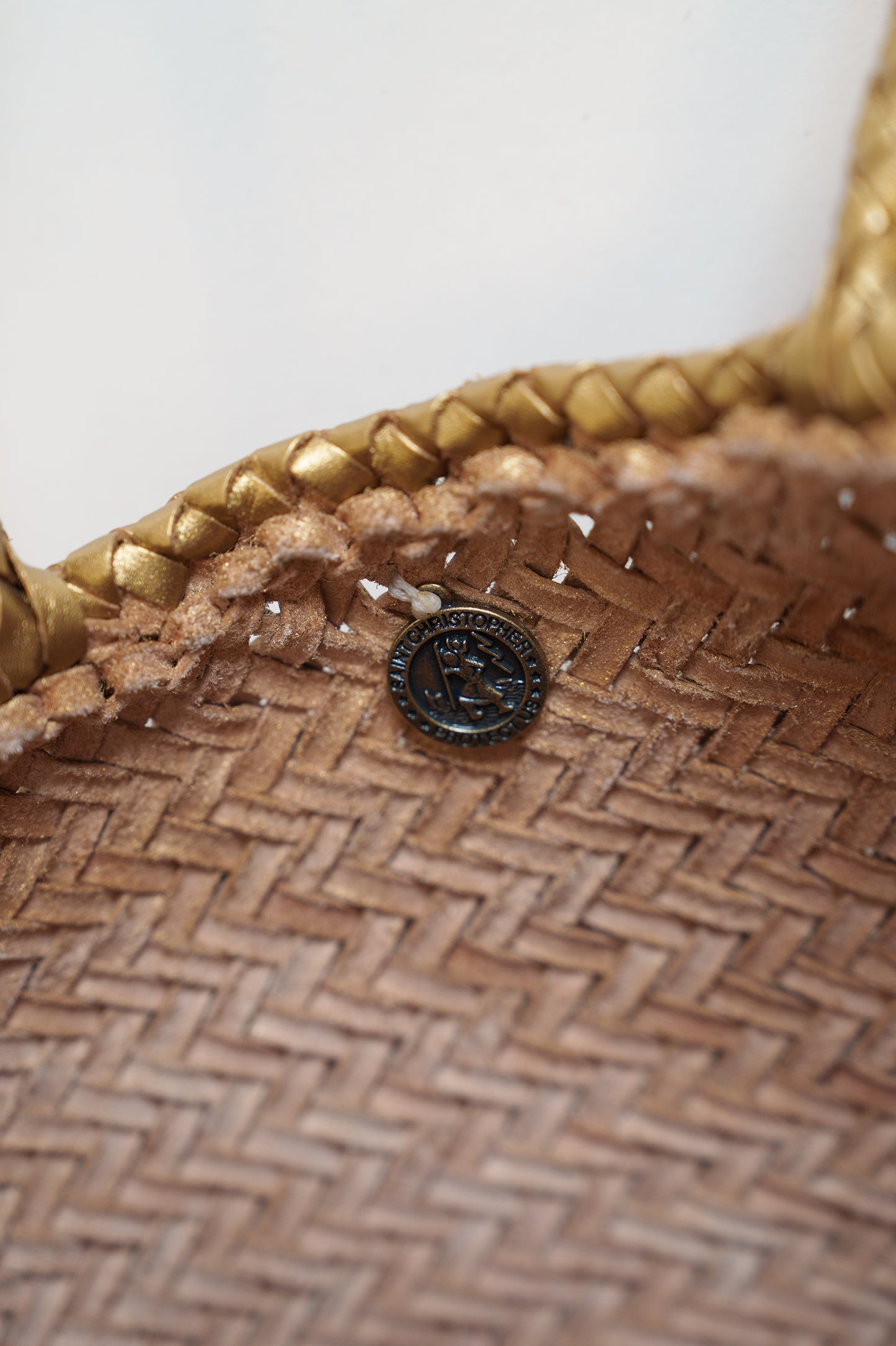 Small Grace Basket Woven Shoulder Bag