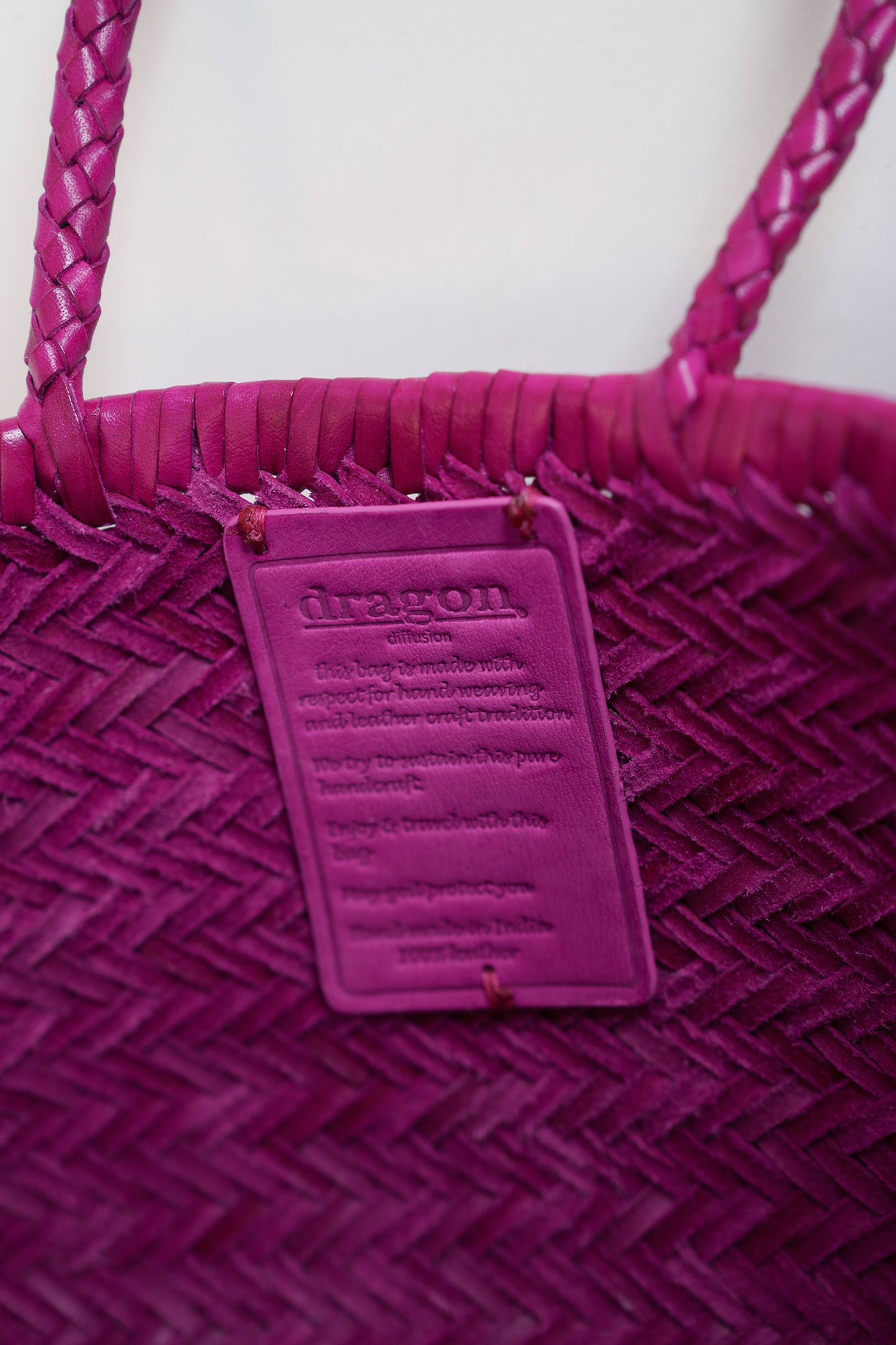 Small Bamboo Triple Jump Woven Shoulder Bag