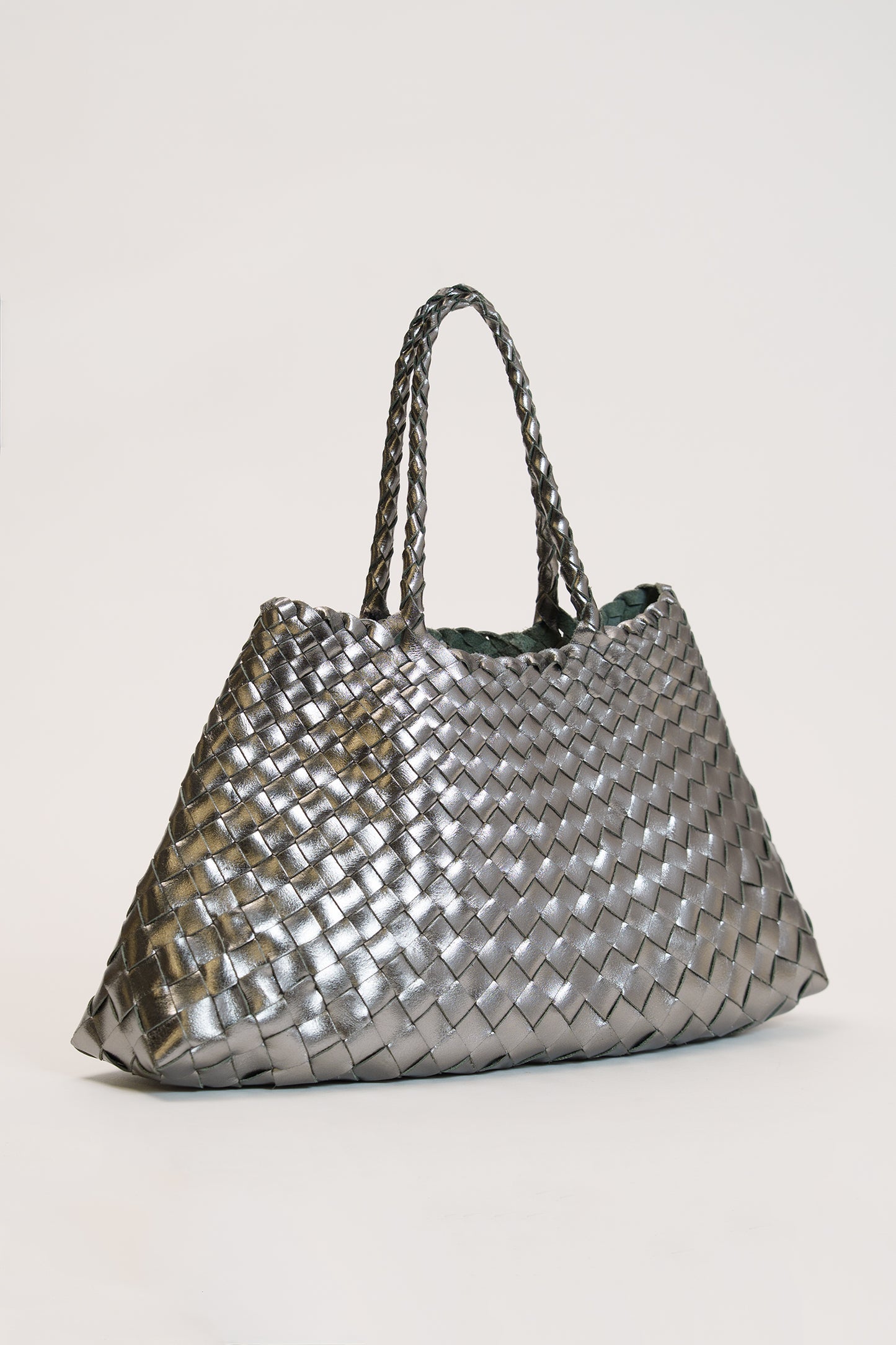 Small Santa Croce Woven Shoulder Bag