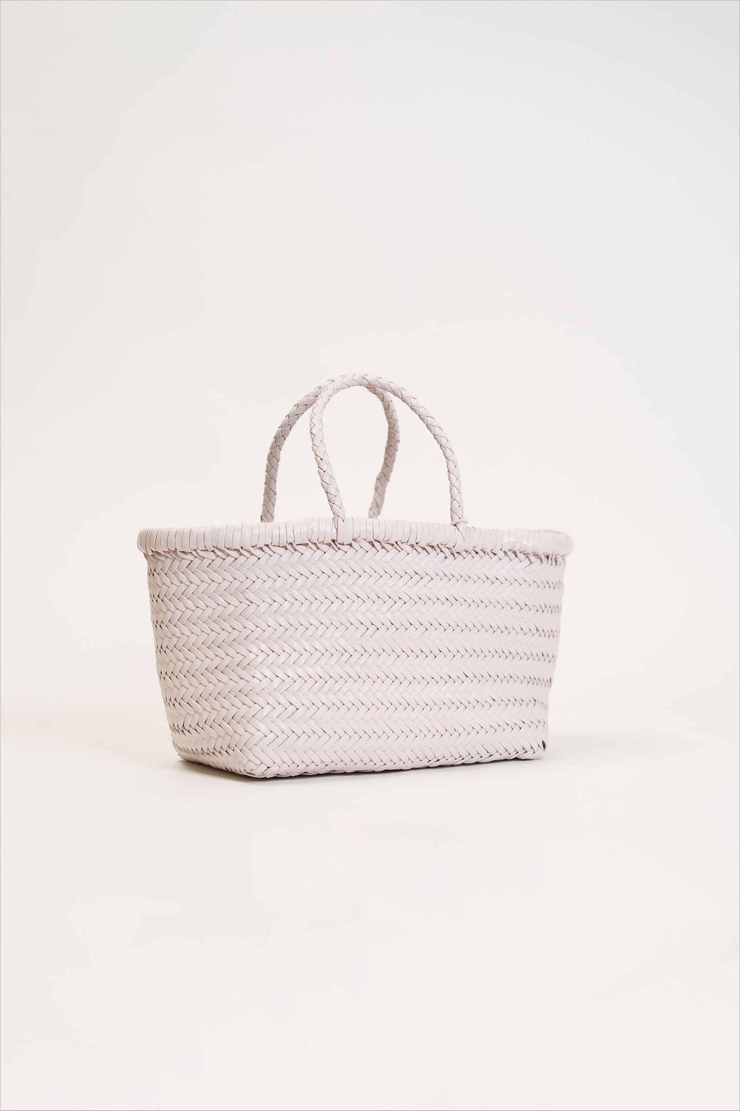 Small Bamboo Triple Jump Woven Shoulder Bag