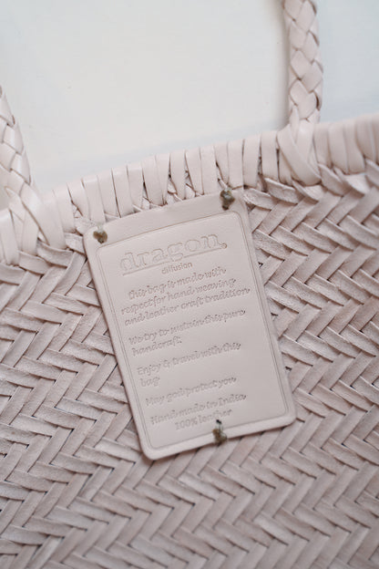 Small Bamboo Triple Jump Woven Shoulder Bag