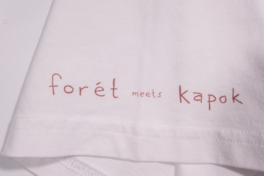 Kapok Meets Foret T-Shirt White