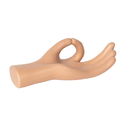 Om Meditation Hand Incense Holder