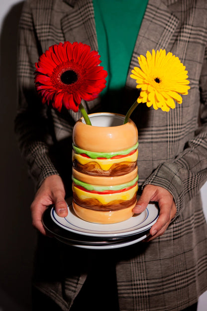 Fast Food Burger Vase